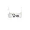 Haut de maillot de bain Karl Lagerfeld Beachwear pour femme, blanc - KARL LAGERFELD BEACHWEAR