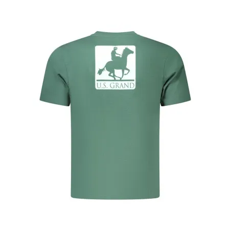 T-shirt vert à manches courtes pour homme US GRAND - U.S. GRAND