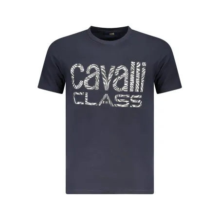 T-SHIRT À MANCHES COURTES CAVALLI CLASS HOMME BLEU - CAVALLI CLASS