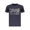 T-SHIRT À MANCHES COURTES CAVALLI CLASS HOMME BLEU - CAVALLI CLASS