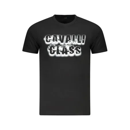 T-SHIRT À MANCHES COURTES CAVALLI CLASS HOMME NOIR - CAVALLI CLASS