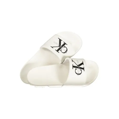 CHAUSSONS BLANCS CALVIN KLEIN POUR HOMMES - CALVIN KLEIN