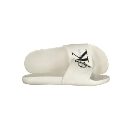 CHAUSSONS BLANCS CALVIN KLEIN POUR HOMMES - CALVIN KLEIN
