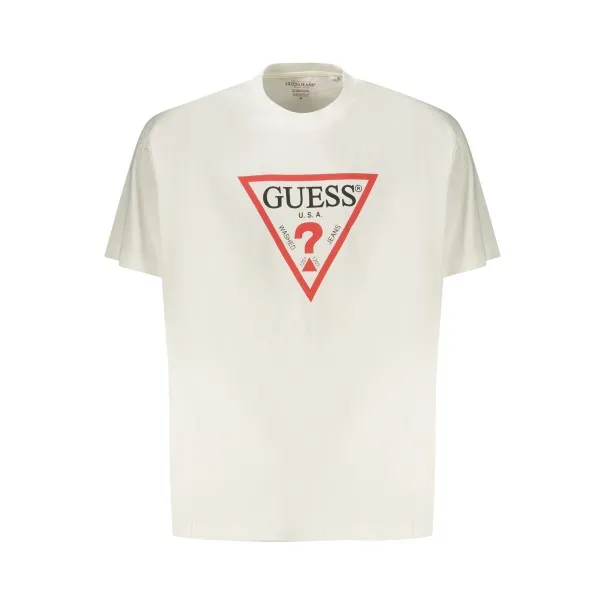 T-shirt blanc à manches courtes Guess Jeans pour homme - Guess