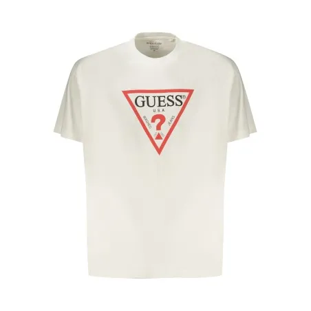 T-shirt blanc à manches courtes Guess Jeans pour homme - Guess