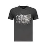 T-SHIRT À MANCHES COURTES CAVALLI CLASS HOMME NOIR - CAVALLI CLASS