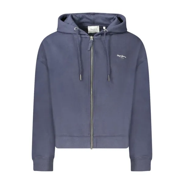 Sweat-shirt zippé bleu pour femme PEPE JEANS - PEPE JEANS