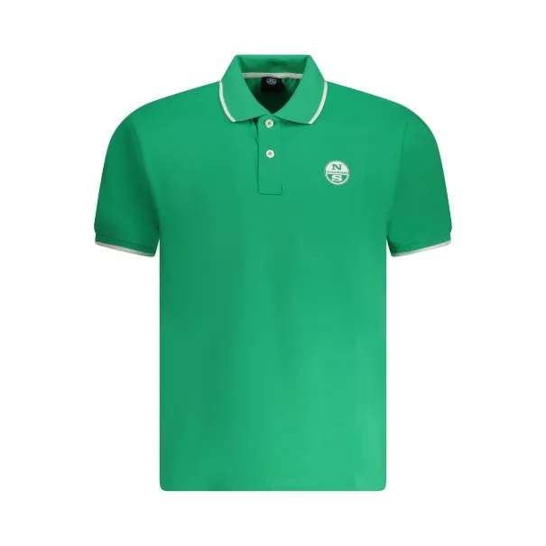 POLO À MANCHES COURTES POUR HOMME NORTH SAILS, VERT - NORTH SAILS