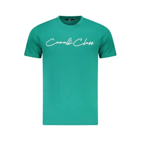 T-SHIRT À MANCHES COURTES CAVALLI CLASS HOMME VERT - CAVALLI CLASS