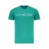 T-SHIRT À MANCHES COURTES CAVALLI CLASS HOMME VERT - CAVALLI CLASS