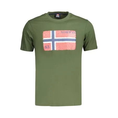 T-shirt vert à manches courtes pour homme, Norvège 1963 - NORWAY 1963
