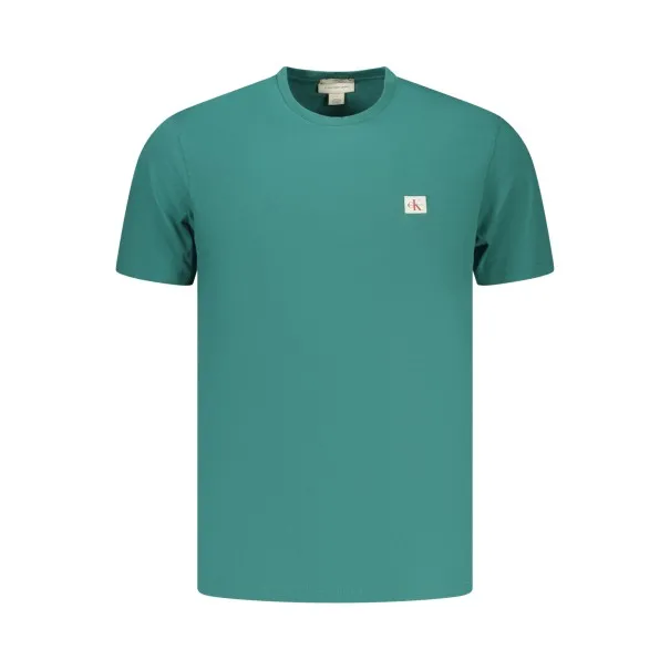 T-shirt vert à manches courtes pour homme CALVIN KLEIN - CALVIN KLEIN