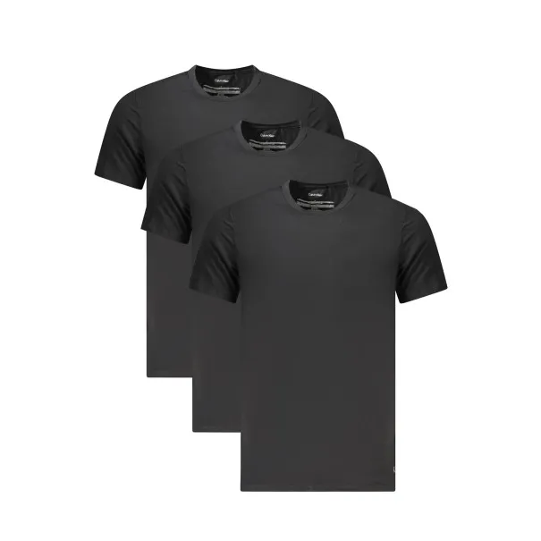 T-SHIRT À MANCHES COURTES POUR HOMMES CALVIN KLEIN NOIR - CALVIN KLEIN