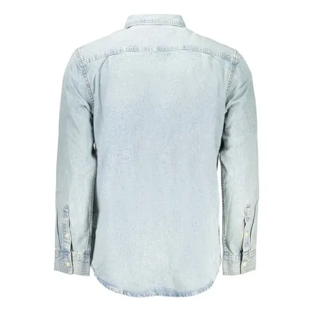 Chemise à manches longues pour homme Calvin Klein, bleue - CALVIN KLEIN