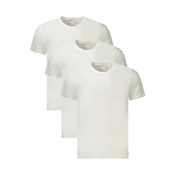 T-SHIRT À MANCHES COURTES POUR HOMMES CALVIN KLEIN BLANC - CALVIN KLEIN