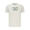 T-shirt blanc à manches courtes pour homme Calvin Klein - CALVIN KLEIN