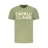 T-SHIRT À MANCHES COURTES CAVALLI CLASS HOMME VERT - CAVALLI CLASS