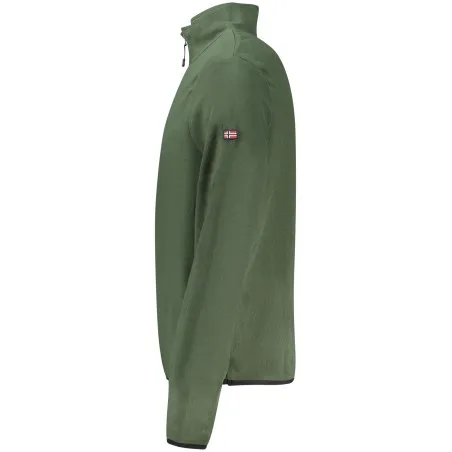 Sweat-shirt zippé pour homme Norvège 1963, vert - NORWAY 1963