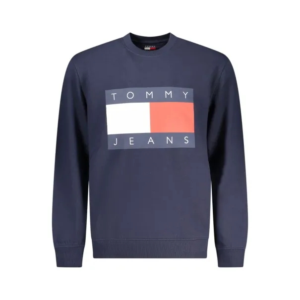 SWEAT-SHIRT BLEU À FERMETURE ÉCLAIR POUR HOMME TOMMY HILFIGER - TOMMY HILFIGER