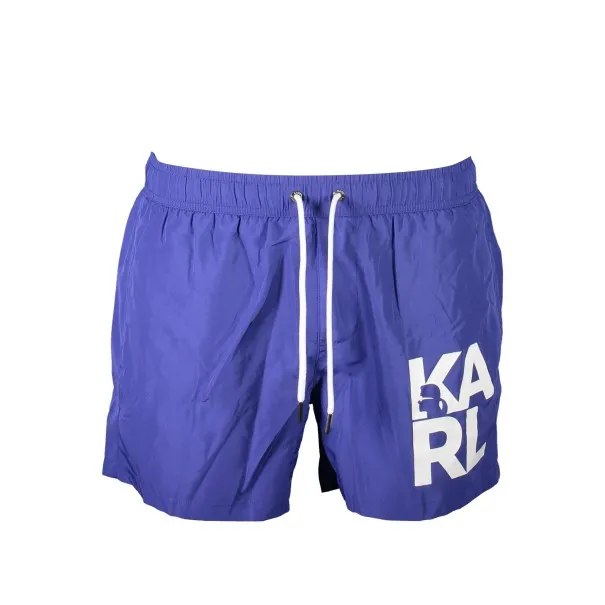 BAS DE MAILLOT DE BAIN KARL LAGERFELD BEACHWEAR HOMME BLEU - KARL LAGERFELD BEACHWEAR