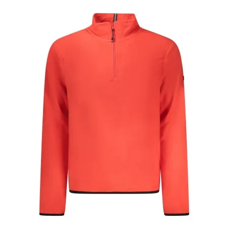 SWEAT-SHIRT ROUGE À FERMETURE ÉCLAIR POUR HOMMES NORVÈGE 1963 - NORWAY 1963