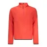 SWEAT-SHIRT ROUGE À FERMETURE ÉCLAIR POUR HOMMES NORVÈGE 1963 - NORWAY 1963