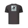 T-shirt noir à manches courtes pour homme US GRAND - U.S. GRAND
