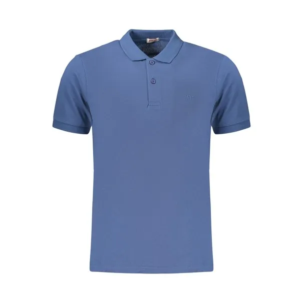 Polo à manches courtes homme bleu à motif fusil - RIFLE