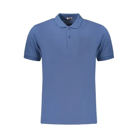 Polo à manches courtes homme bleu à motif fusil - RIFLE
