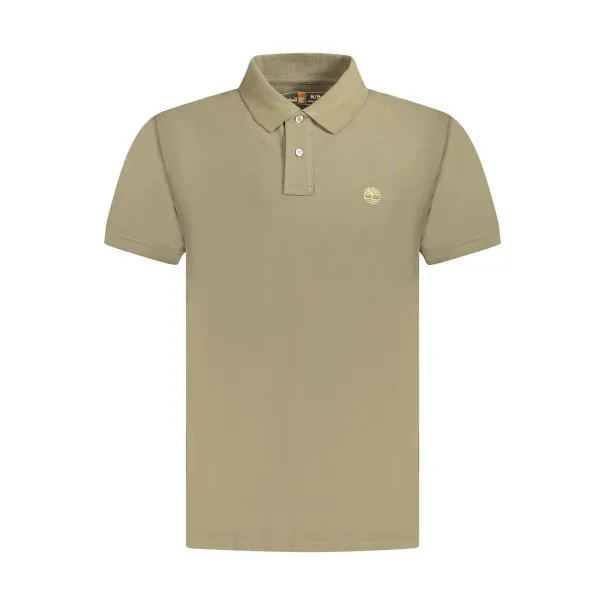 POLO TIMBERLAND MANCHES COURTES HOMME MARRON - TIMBERLAND