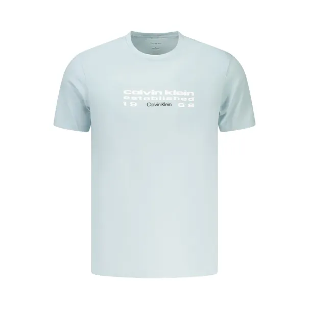 T-shirt à manches courtes pour homme Calvin Klein, bleu - CALVIN KLEIN