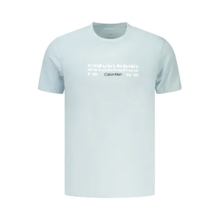 T-shirt à manches courtes pour homme Calvin Klein, bleu - CALVIN KLEIN