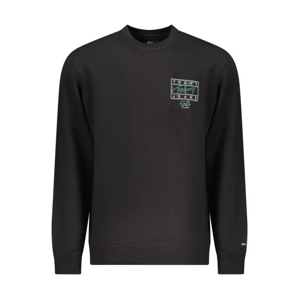 SWEAT-SHIRT NOIR À FERMETURE ÉCLAIR POUR HOMME TOMMY HILFIGER - TOMMY HILFIGER