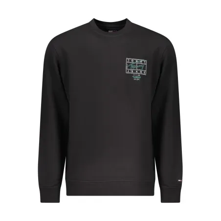SWEAT-SHIRT NOIR À FERMETURE ÉCLAIR POUR HOMME TOMMY HILFIGER - TOMMY HILFIGER