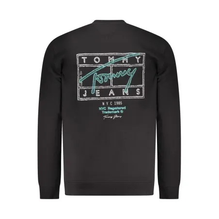 SWEAT-SHIRT NOIR À FERMETURE ÉCLAIR POUR HOMME TOMMY HILFIGER - TOMMY HILFIGER