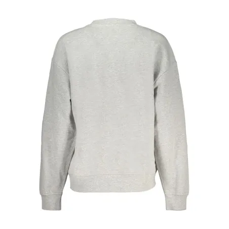 SWEAT-SHIRT GRIS À FERMETURE ÉCLAIR CALVIN KLEIN POUR FEMME - CALVIN KLEIN