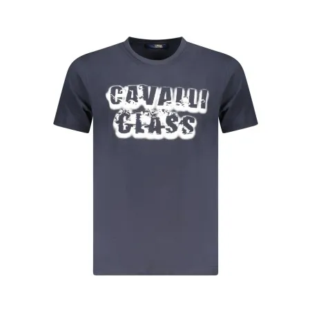 T-SHIRT À MANCHES COURTES CAVALLI CLASS HOMME BLEU - CAVALLI CLASS