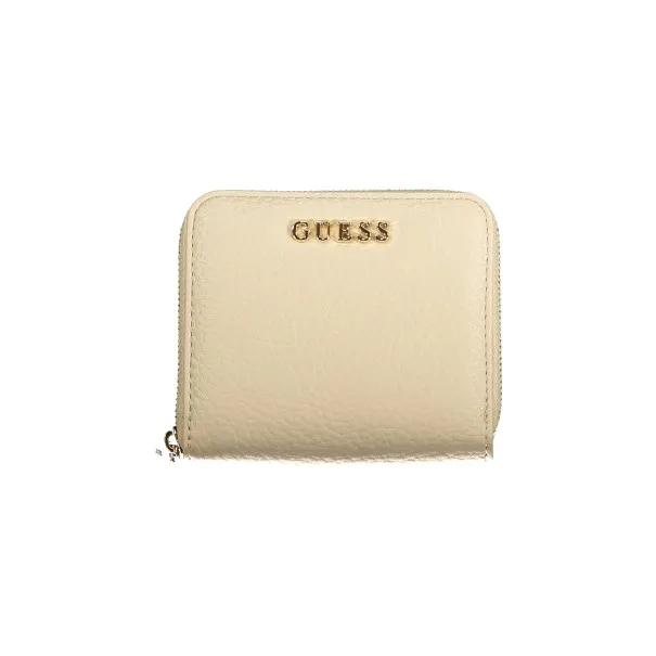 PORTEFEUILLE BEIGE POUR FEMME GUESS JEANS - GUESS JEANS