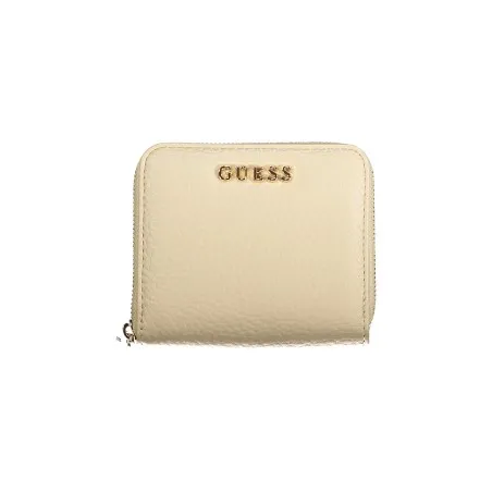 PORTEFEUILLE BEIGE POUR FEMME GUESS JEANS - GUESS JEANS