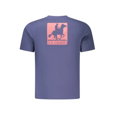 T-shirt à manches courtes bleu pour homme US GRAND - U.S. GRAND