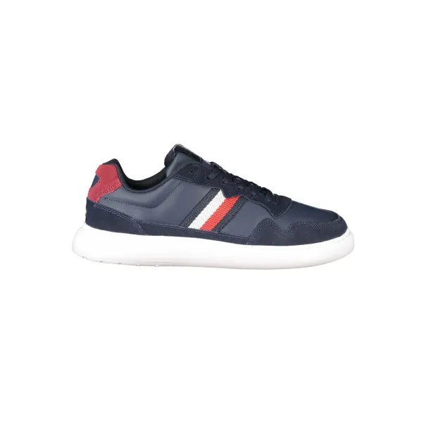 CHAUSSURES DE SPORT POUR HOMMES TOMMY HILFIGER BLEUES - TOMMY HILFIGER