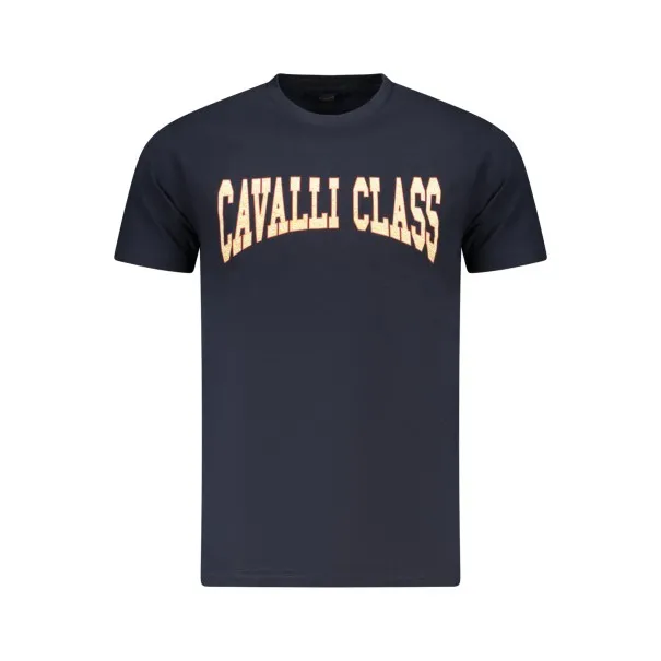 T-SHIRT À MANCHES COURTES CAVALLI CLASS HOMME BLEU - CAVALLI CLASS