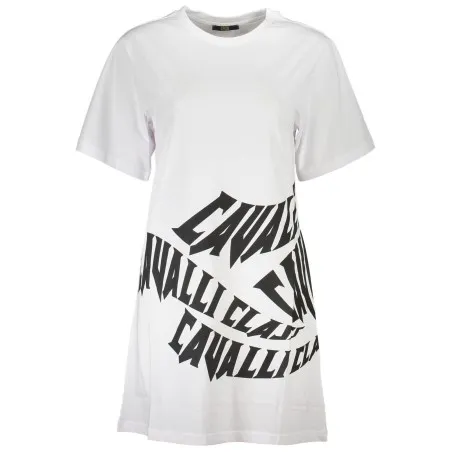 CAVALLI CLASS ROBE COURTE FEMME BLANCHE - CAVALLI CLASS