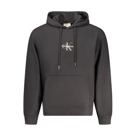 Sweat-shirt zippé noir pour homme Calvin Klein - CALVIN KLEIN