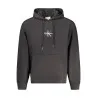 Sweat-shirt zippé noir pour homme Calvin Klein - CALVIN KLEIN