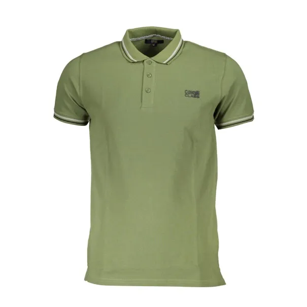 CAVALLI CLASS POLO MANCHES COURTES HOMME VERT - CAVALLI CLASS