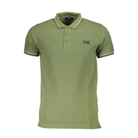 CAVALLI CLASS POLO MANCHES COURTES HOMME VERT - CAVALLI CLASS