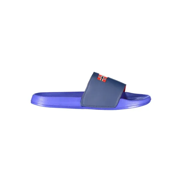 CHAUSSURES PANTOUFLES BLEUES POUR HOMMES NORVÈGE 1963 - NORWAY 1963
