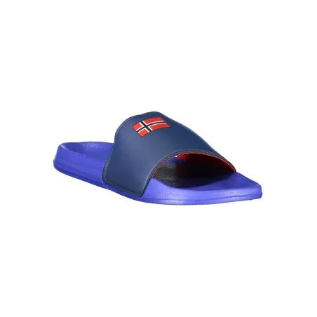 CHAUSSURES PANTOUFLES BLEUES POUR HOMMES NORVÈGE 1963 - NORWAY 1963