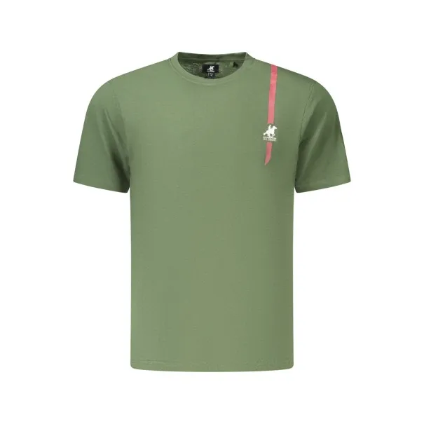 T-shirt vert à manches courtes pour homme US GRAND - U.S. GRAND